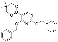 2,4-联苄氧基嘧啶-5-硼酸新戊二醇酯,95%;2,4-联苄氧基嘧啶-5-硼酸新戊二醇酯,95%;2,4-二苄氧基嘧啶-5-硼酸?分子式结构图