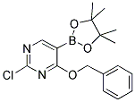 4-苄氧基-2-氯嘧啶-5-硼酸频哪酯,95%;4-苄氧基-2-氯嘧啶-5-硼酸频哪酯,95%;4-苄氧基-2-氯嘧啶-5-硼酸频哪酯分子式结构图