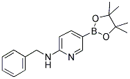 6-(苄氨基)吡啶-3-硼酸频哪醇酯, 95%英文名称:6-(Benzylamino)pyridine-3-boronic acid pinacol ester, 95%分子式结构图