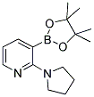 2-(1-吡咯烷)吡啶-3-硼酸频哪酯,95%;2-(1-吡咯烷)吡啶-3-硼酸频哪酯,95%;2-(1-吡咯烷)吡啶-3-硼酸频哪酯;2-分子式结构图