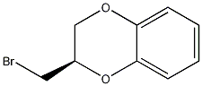 (R)-2-(溴甲基)-2,3-二氢苯并[B][1,4]二恶烷;(R)-2-(溴甲基)-2,3-二氢苯并[B][1,4]二恶烷分子式结构图