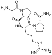 H-GLY-PRO-ARG-PRO-NH2分子式结构图