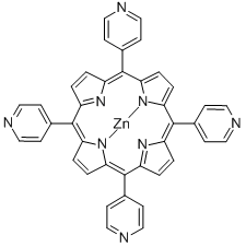 锌5,10,15,20 -四(4 -吡啶基)- 21H,23H,卟吩;锌5,10,15,20 -四(4 -吡啶基)- 21H,23H,卟吩分子式结构图