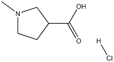 1-甲基-3-吡咯烷甲酸盐酸盐;1-甲基-3-吡咯烷甲酸盐酸盐分子式结构图