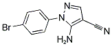 5 -氨基- 1 -(4 -溴苯基)- 1H -吡唑-4-甲腈;5 -氨基- 1 -(4 -溴苯基)- 1H -吡唑-4-甲腈分子式结构图