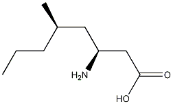 (3S,5R)-3-氨基-5-甲基辛酸;(3S,5R)-3-氨基-5-甲基辛酸分子式结构图