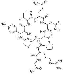 [ARG8]-VASOTOCIN ACETATE SALT分子式结构图