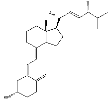 维生素D2分子式结构图