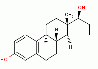 β-雌二醇分子式结构图