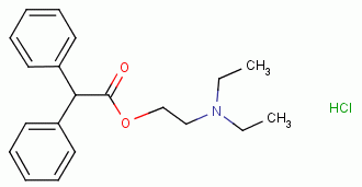 盐酸二苯胺乙酯分子式结构图