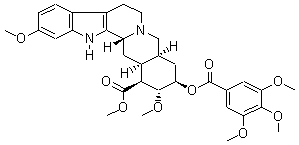 利血平分子式结构图