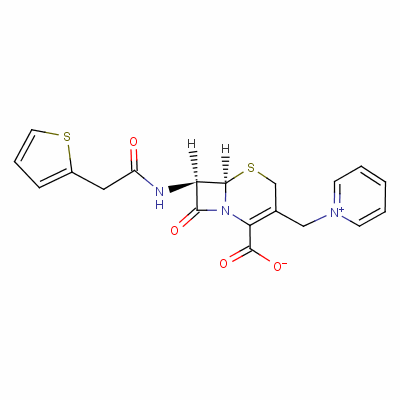 头孢噻啶分子式结构图