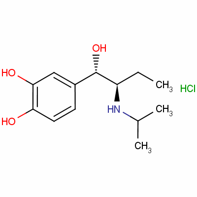 盐酸异丙肾上腺素分子式结构图