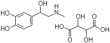 酒石酸肾上腺素分子式结构图