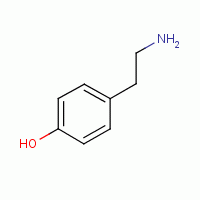 对羟基苯乙胺分子式结构图