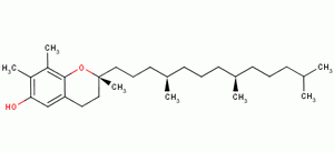 D-gamma-生育酚分子式结构图