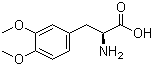 3,4-二甲氧基-L-苯丙氨酸分子式结构图