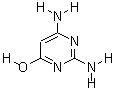 2,4-二氨基-6-羟基嘧啶分子式结构图