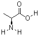 L-丙氨酸分子式结构图