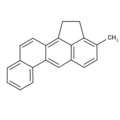 3-甲基胆蒽分子式结构图