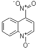 4-硝基氮氧化喹啉分子式结构图