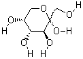 D(-)-果糖分子式结构图