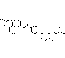 亚叶酸分子式结构图