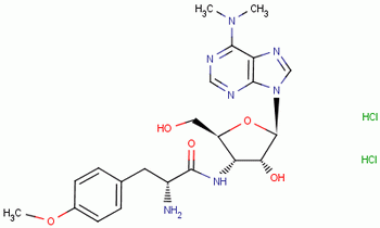 嘌呤霉素盐酸盐分子式结构图