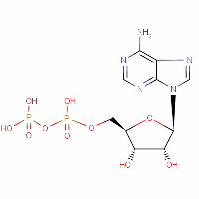 5'-二磷酸腺苷分子式结构图