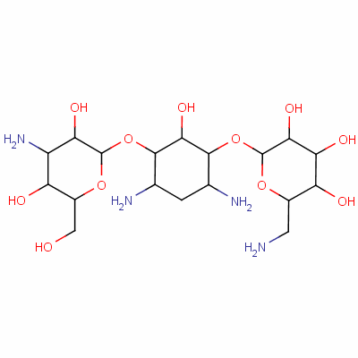 卡那霉素碱分子式结构图