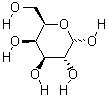 D-(+)-吡喃葡萄糖分子式结构图