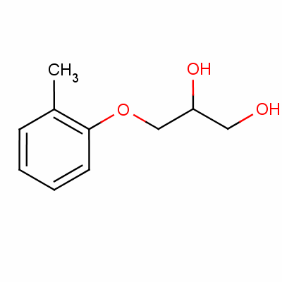 甲酚甘油醚分子式结构图