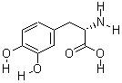 左旋多巴分子式结构图