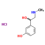 盐酸苯肾上腺素分子式结构图