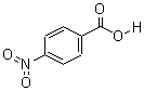 4-硝基苯甲酸分子式结构图