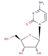 胞苷分子式结构图