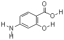 对氨基水杨酸分子式结构图