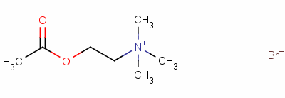 溴化乙酰胆碱分子式结构图