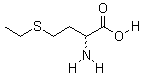 DL-乙硫氨酸分子式结构图