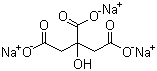 无水柠檬酸钠分子式结构图