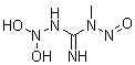 1-甲基-3-硝基-1-亚硝基胍分子式结构图