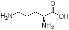 2,5-二氨基戊酸分子式结构图