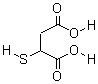 巯基丁二酸分子式结构图