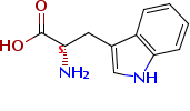 L-色氨酸分子式结构图