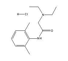 盐酸利多卡因分子式结构图