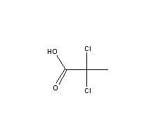 2,2-二氯丙酸分子式结构图