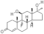 氟羟甲基睾丸酮分子式结构图