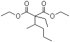 乙基(1-甲基丁基)丙二酸二乙酯分子式结构图