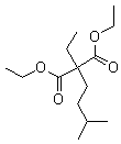 乙基异戊基丙二酸二乙酯分子式结构图