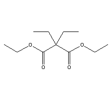 二乙基丙二酸二乙酯分子式结构图